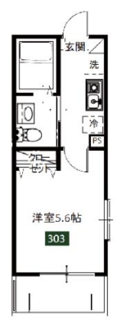 プレジール生麦の間取り画像