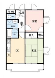 YHハイツの間取り画像
