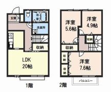 グリーンオアシスAの間取り画像