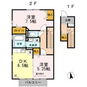 ルシアンローズ B棟の間取り画像
