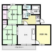 つつじヶ丘サンコートの間取り画像