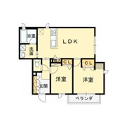 ハーベストビレッジ西大塚の間取り画像