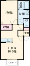 サンヴィラン美原B棟の間取り画像