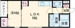 (仮称)La-Crea浜A棟の間取り画像
