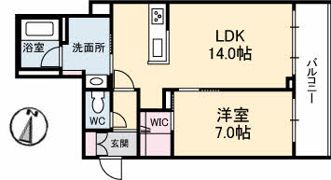 シエルコート 南棟の間取り画像