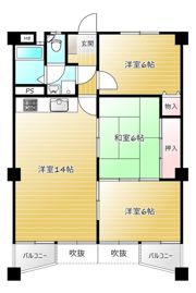 多聞台パークシャトーの間取り画像