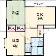 レジデンス東山手の間取り画像