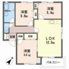 ベルディアスの間取り画像