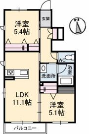 シャーメゾン アベリアの間取り画像