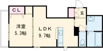 ホワイトメゾン御影の間取り画像