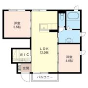 パピオン佐野の間取り画像