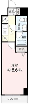 ミェーレ船橋の間取り画像