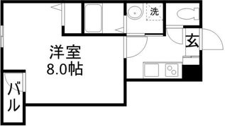 GRANDIR鹿大前の間取り画像
