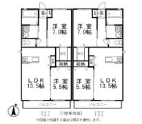 ひまわりBの間取り画像