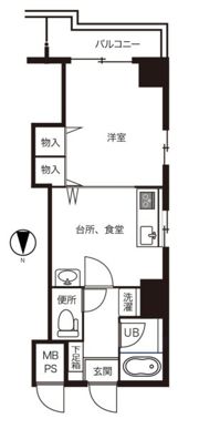 パリ・シャトー本町の間取り画像