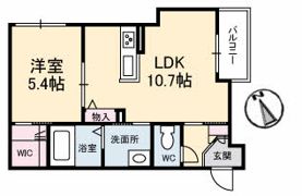 Reine若宮町の間取り画像