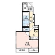 アムール アピスの間取り画像
