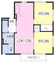 フィールドオブゴッドAの間取り画像