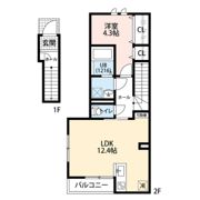 アムール アピスの間取り画像