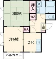 グリーンヒルハイツ2の間取り画像
