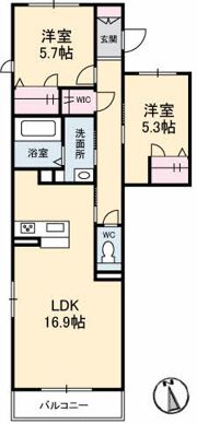 シャーメゾン彩多の間取り画像