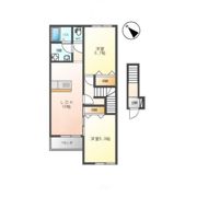 ホワイティ Bの間取り画像