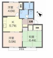 コスモスハイツ・郷の間取り画像
