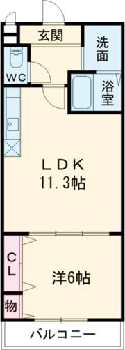 ソレイユ百舌鳥Ⅰ番館の間取り画像