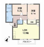 フレグランス アンナイの間取り画像
