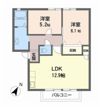 フレグランス アンナイの間取り画像