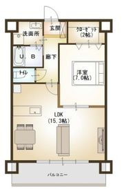 ルネス ボニータァスの間取り画像