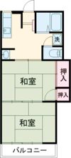 ハイツ大門の間取り画像