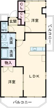 リーガル桜島の間取り画像