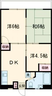 二宮ハイツの間取り画像