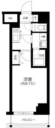 エグザ東京イーストヴェローナの間取り画像