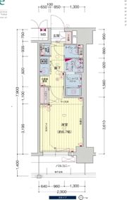 プレサンス名古屋STATIONルミアスの間取り画像