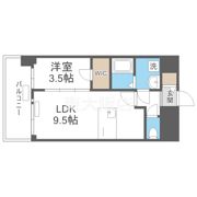プレサンス長田レジェールの間取り画像