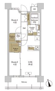 RJRプレシア川口の間取り画像