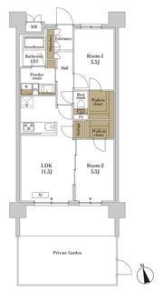 RJRプレシア川口の間取り画像