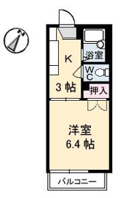 カーサ大成の間取り画像