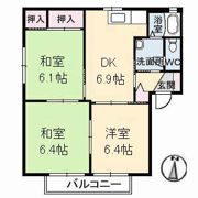 サンライフ城興の間取り画像