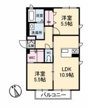 シャーメゾンTOKIWAの間取り画像