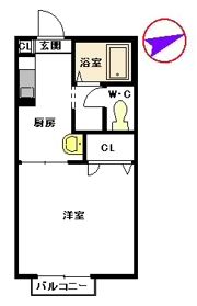 USジャンクション B棟の間取り画像