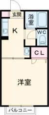 USジャンクション B棟の間取り画像
