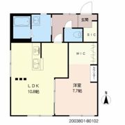 フローラル古城 B棟の間取り画像