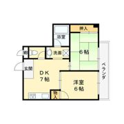 パレ東中振の間取り画像