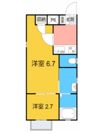 la maison de bonheurの間取り画像
