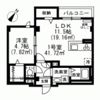 カーサスミレ トレスの間取り画像