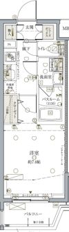 クレヴィスタ板橋ときわ台の間取り画像