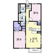 ドゥー ベルジュBの間取り画像